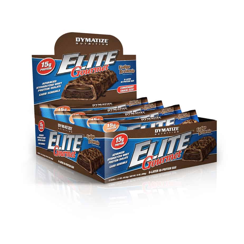 Elite Gourmet Protein Bar Dymatize Fudge Brownie