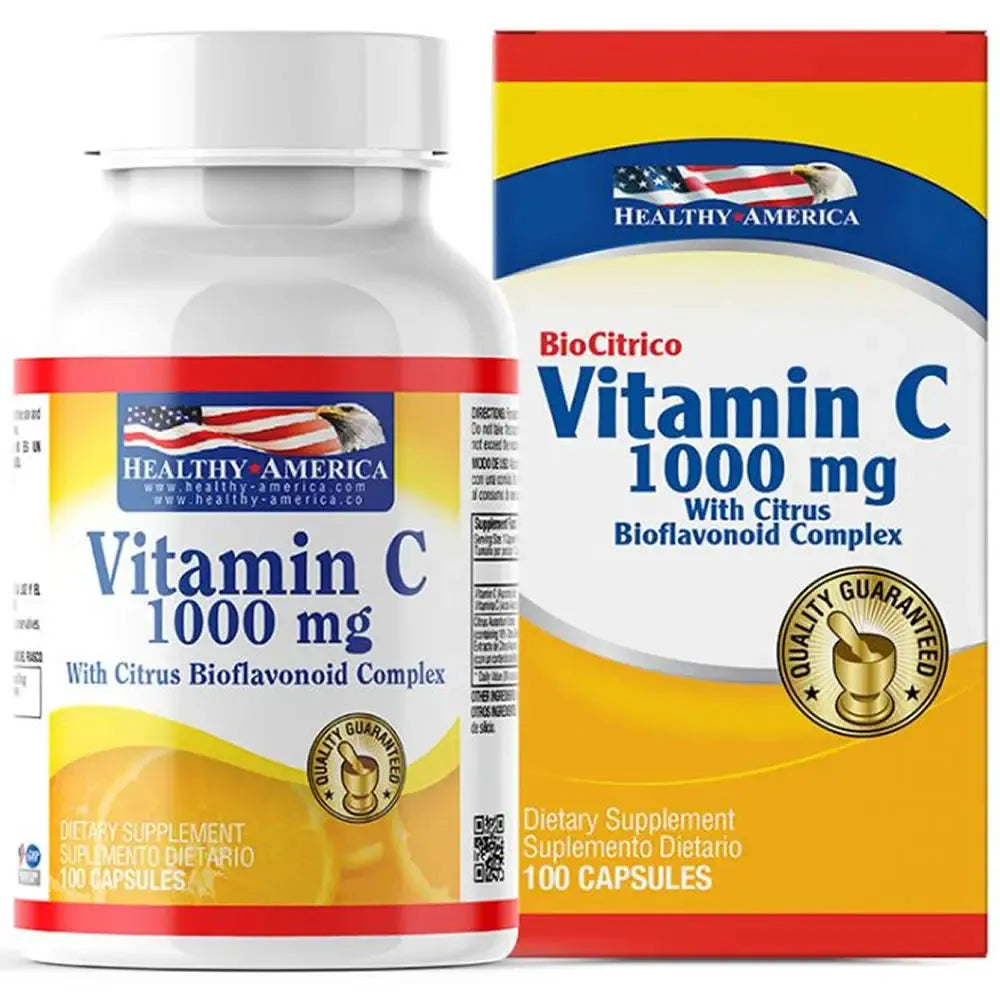 Vitamin C 1.000 Plus Bioflavonoides Healthy America
