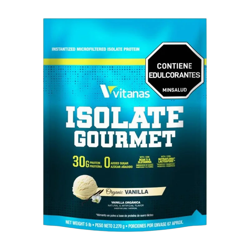 Vitanas Isolate Gourmet Proteína Whey Isolate 5 Lb