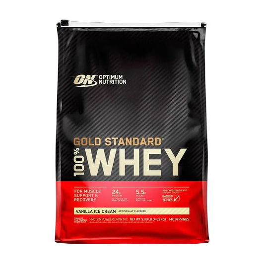Whey Gold Standard Optimum Nutrition 10 Lb · Vainilla Ice Cream