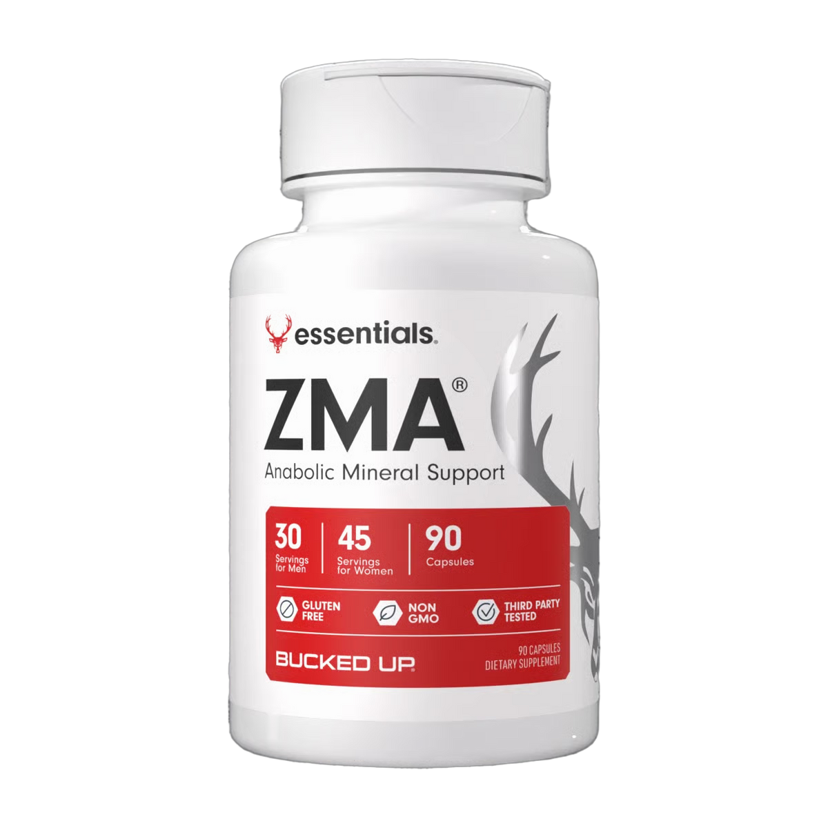 ZMA Bucked Up 90 Cápsulas · Zinc, Magnesio y Vitamina B6