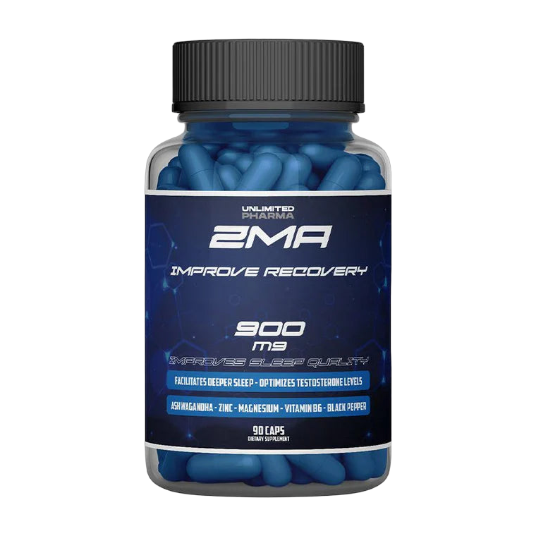 ZMA Unlimited Pharma 90 Cápsulas · Zinc, Magnesio y Ashwagandha